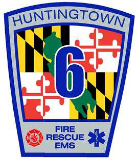 the huntingtown volunteer fire department logo