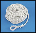 a Nylon Line in Three-Strand Twist bundle of rope