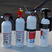 testers fire extinguisher choices
