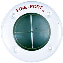 a fire port, as one would see on an engine compartment