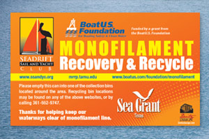 Monofilament recycling program in Texas