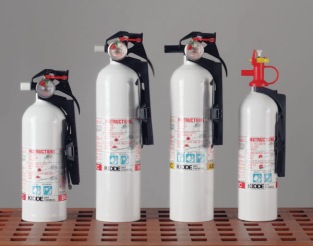 4 fire extinguishers