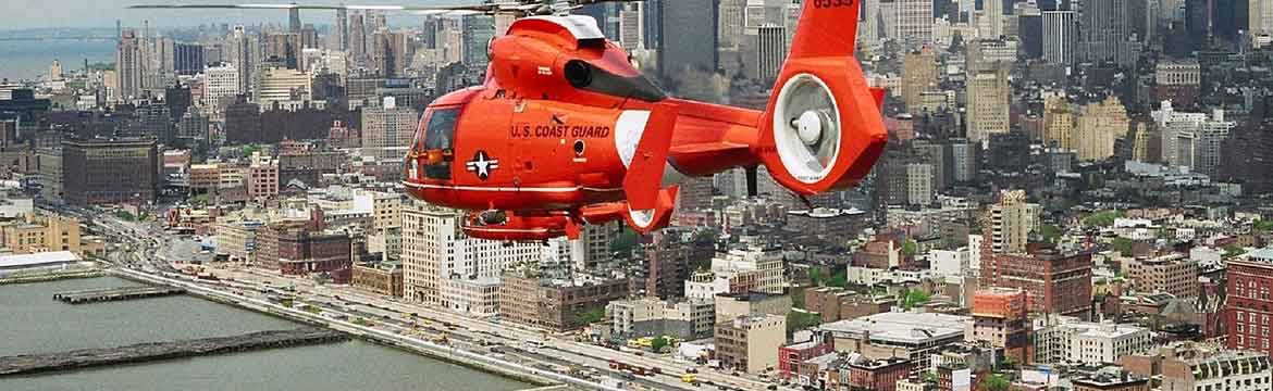 a coast guard helicopter